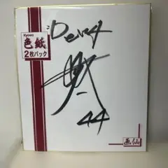 DeNA baystars 佐野選手　直筆サイン