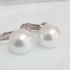 6161★高品質　人気スタッドイヤリング★艶貝真珠パール★シェル★貝