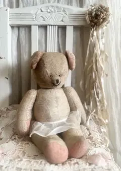 ♥フランスからやって来た優しいお顔のアンティーク　テディベア♥ ♥フランスからやって来た優しいお顔のアンティークテディベア♥