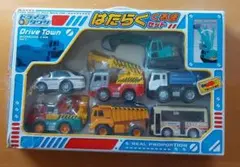 マルカ ドライブタウン はたらくくるまセット ミニカー　プルバック走行のサムネイル