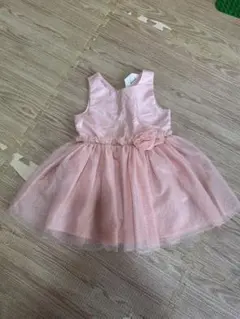 H&M キッズ ドレス 100cm ピンク チュール キラキラ 発表会 結婚式