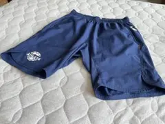 アスレタ　ハーフパンツ　ポケット付き　ネイビー
