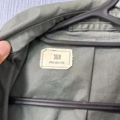 US army トレンチコート　ミリタリージャケット 36R