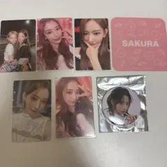 LESSERAFIM fearless サクラトレカ　缶バッジ