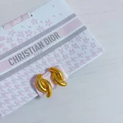 Christian Dior ゴールド イヤリング ヴィンテージ ディオール