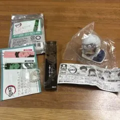 鬼滅の刃 宇髄天元　アクリルスティックキーホルダー&おねむたんフィギュア
