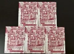 週刊少年ジャンプ 33号 ワンピース ルフィ カード入り付録5枚セット