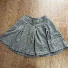 GU キュロットスカート　150cm チェック柄