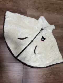 ミキハウス フリースポンチョ　70〜90cm