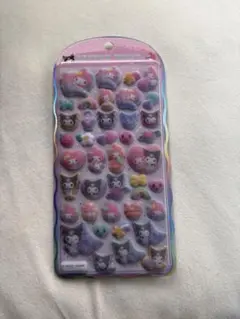 【正規品】コットンパフィーシールボンボンシール　マイメロクロミ