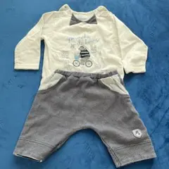 bebe réduction 自転車プリント長袖Tシャツ