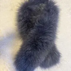 SAGA FOX ファーショール ブルーグレー