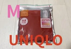 ●新品未開封ユニクロレディース●ヒートテック極暖クルーネック長袖T●オレンジ・M