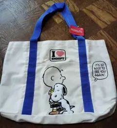 スヌーピー ・トートバッグ I LOVE SNOOPY
