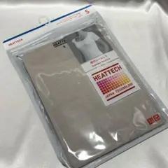 ユニクロ ヒートテック UネックT 半袖 S レディース ライトグレー