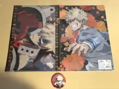 僕のヒーローアカデミア 爆豪勝己 クリアファイル　缶バッジセット