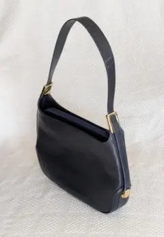 コーチ COACH 黒 シボ革 ハーフムーン ホーボー Y2K - メルカリ