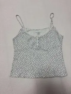 Brandy Melville 小花柄キャミソール ホワイト