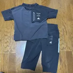 adidas AEROREADY 黒のセットアップ　120㎝