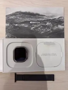 Apple Watch Ultra2 + 純正ミラネーゼループバンド　セット