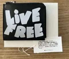 コムデギャルソン ポルカドット L字ジップ エンボス 財布 ブラック