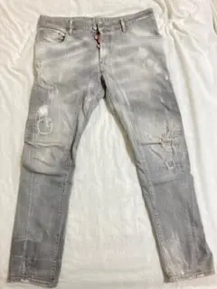 DSQUARED2 デニムパンツ スキニー グレーのサムネイル