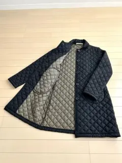 美品✨トラディショナルウェザーウェア アークリーロング 34 S ネイビー