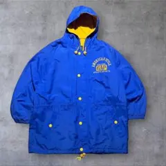 OLD GAPオールドギャップ90sヴィンテージナイロンジャケット紺タグ古着刺繍のサムネイル