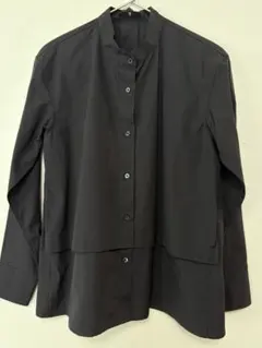 【新品未使用】ユニクロ　+J グレー長袖シャツ Sサイズ