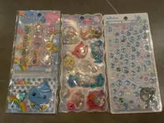 しずくちゃん　ウォーターシール、おはじきシール、ボンボンドロップmini