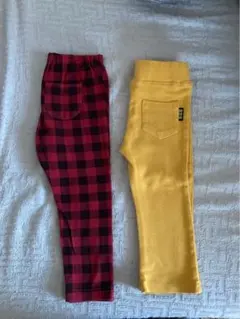 ユニクロ　Bee des bee ズボン　レギンス　90cm 2本セット