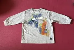 XLARGE 長袖カットソー グレー90サイズのサムネイル