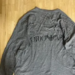EMPORIO ARMANI 長袖Tシャツ ロゴプリント ロンT 丸首