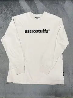 Bright ASTRO ロゴ長袖Tシャツ ベージュ M