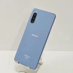 27 Xperia 10 ⅲ ブルー SIMフリー 画面傷なし - メルカリ