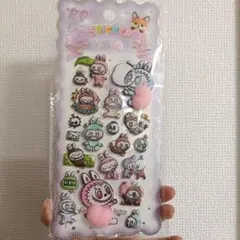 らぶぶおしり 3Dシール マシュマロ　ぷにぷに もちもちシール