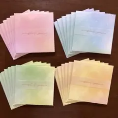 グラデーション　ましかく封筒　ミニ封筒　ポチ袋　ハンドメイド