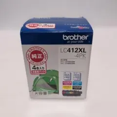 新品・未開封】brother 純正インク LC412XL 4色パック 大容量 - メルカリ