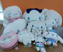 ③ タグ付き サンリオ シナモロール BIGぬいぐるみ まとめ売り※ばら売り不可