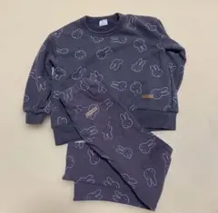 ミッフィー柄トレーナーとパンツのセット　110