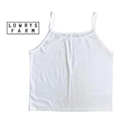 LOWRYSFARM ローリーズファーム キャミソール 白 ホワイト
