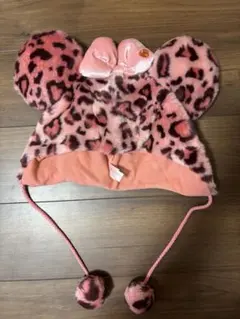 希少⭐︎ミニー　ファンキャップ　ヒョウ柄