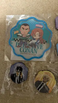 美品　名探偵コナン　くら寿司　ラバーコースター　横溝重悟　萩原千速　赤井秀一