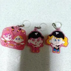 平成フラミンゴ アクリルキーホルダー 3種セット