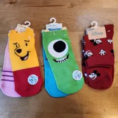 新品未使用　ディズニー　キャラクター　ソックスセット セット