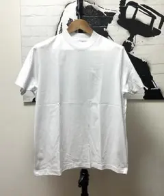 WEB限定WARDROBESMARTクリアガスコットンモックネックT WH L