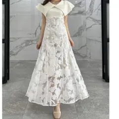 オパールフラワーコルセットワンピース dazzlin