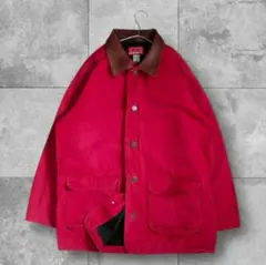 LANDS' END カバーオール レッド - メルカリ
