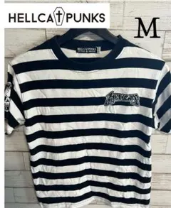 HELLCAT PUNKS ストライプTシャツ Mサイズのサムネイル