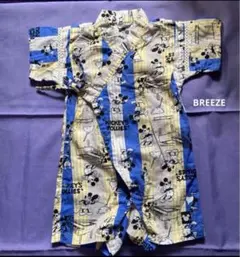 BREEZE ミッキー　ロンパース　甚平　80
